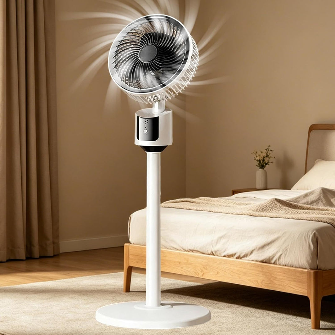 Générique Standventilator, schwenkbar, 3 Ventilationsstufen, 80 x 30 cm | Leistungsstarker leiser Kü