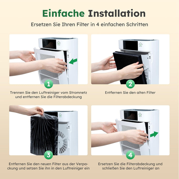 Original-Ersatzfilter für Luftreiniger AP001 AP001-DE-F, AP001-DE-F