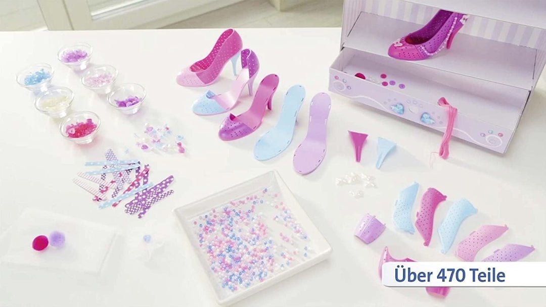 Ravensburger 18535 - Kinder-Bastelsets - I Love Shoes Maxi Princess - So Styly Italienisch/Deutsch/F