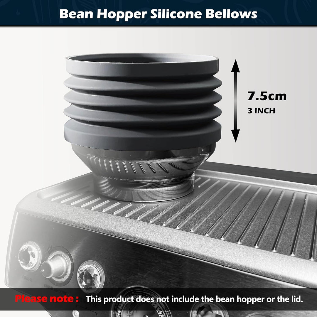 NEOUZA Espresso Silikon Einzeldosis Trichter kompatibel für Breville Sage Barista Express, Blasebalg