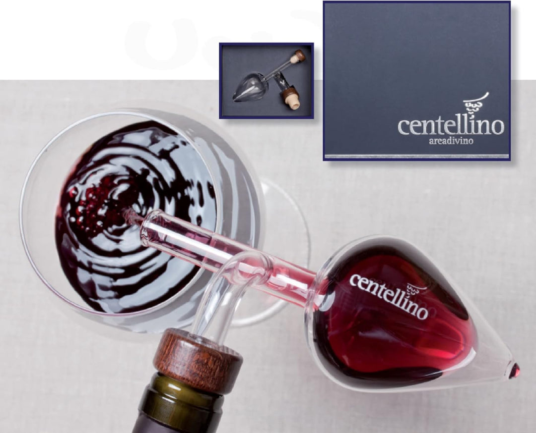 Centellino Areadivino Wein Luftsprudler und Dekanter für Wein 125 ml