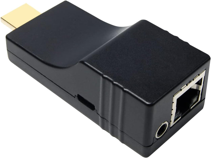 DDMALL ProAV 150M 1080p HDMI Extender Über TCP/IP, Mini Extender Über CAT5e/CAT6 Eins-zu-Eins/Eins-z