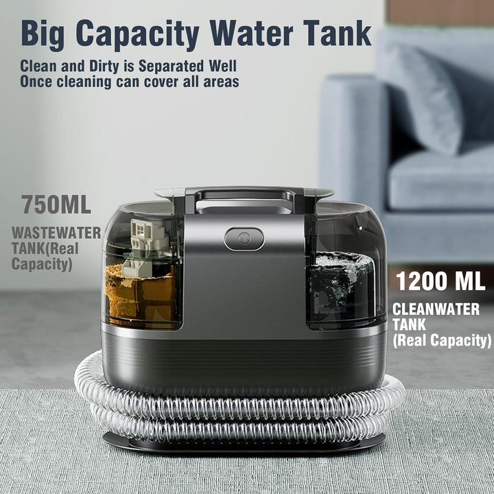 22Kpa 600W Polsterreiniger Gerät für Teppich Waschsauger für Polster & Auto Flecken Nasssauger Polst