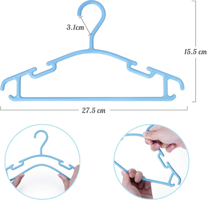 ilauke Kleiderbügel Kinderkleiderbügel 36 STK. Baby Kleiderbügel Hangers Aufbewahrung Kleiderbuegel