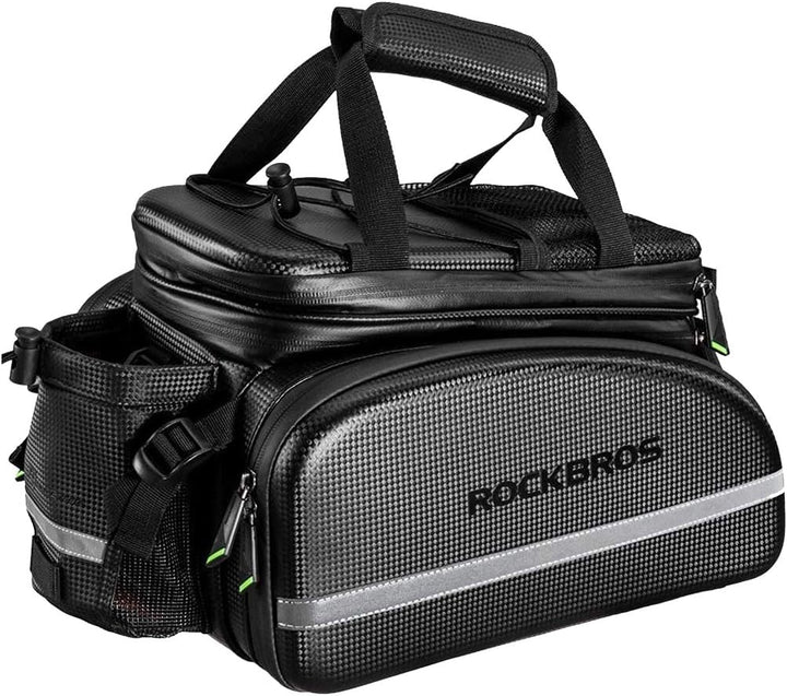 ROCKBROS Fahrrad Hinter Gepäckträgertasche 10-35L Kameratasche Praktisch Wasserdicht Fahrradgepäcktr