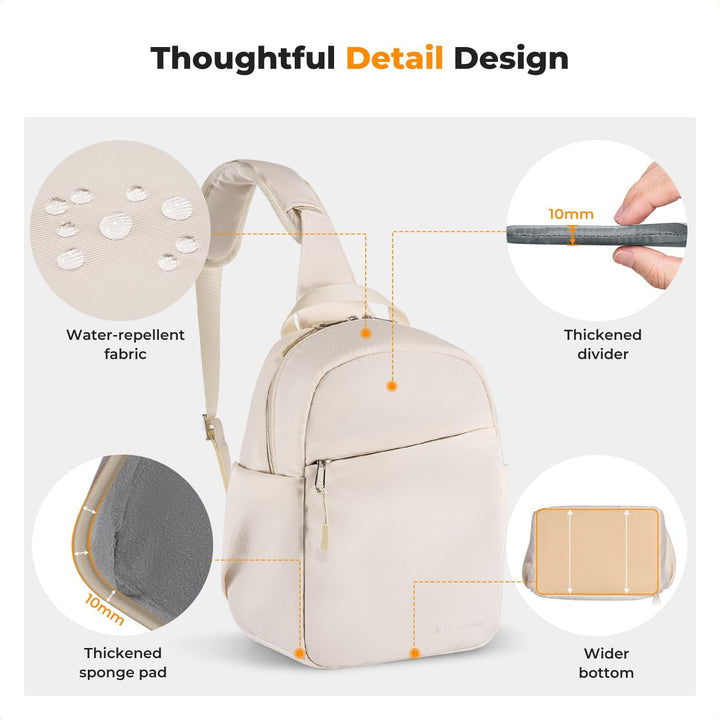 K&amp;F CONCEPT Kameratasche, Kamera Sling Tasche Schultertasche Fotorucksack Klein, Wasserdichter Kamer