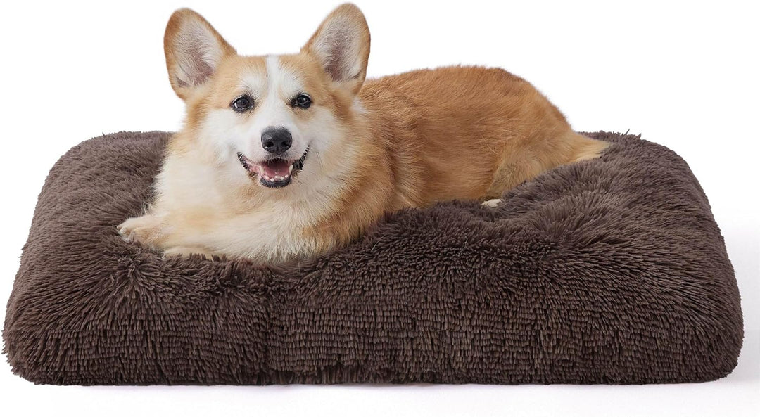 BEDSURE Flauschiges Hundebett Grosse Hunde - 74x53x8 cm Hundebett waschbar für grosse Hunde, rutschf
