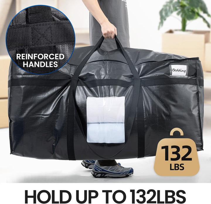 TAILI Extra grosse Umzugstasche für den Umzug, Lagerung Kleidung Bettwäsche Bettdecke Quilt Decken J