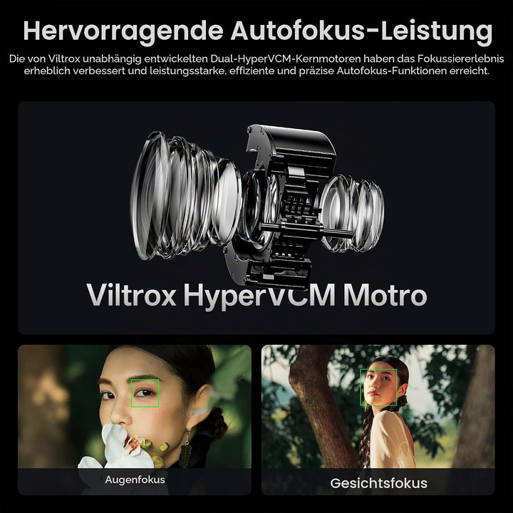 VILTROX AF 56mm F1.2 Pro XF-Objektiv für Fuji X-Mount, 56mm f/1.2 Weitwinkel-Autofokus-APS-C-Prime-O