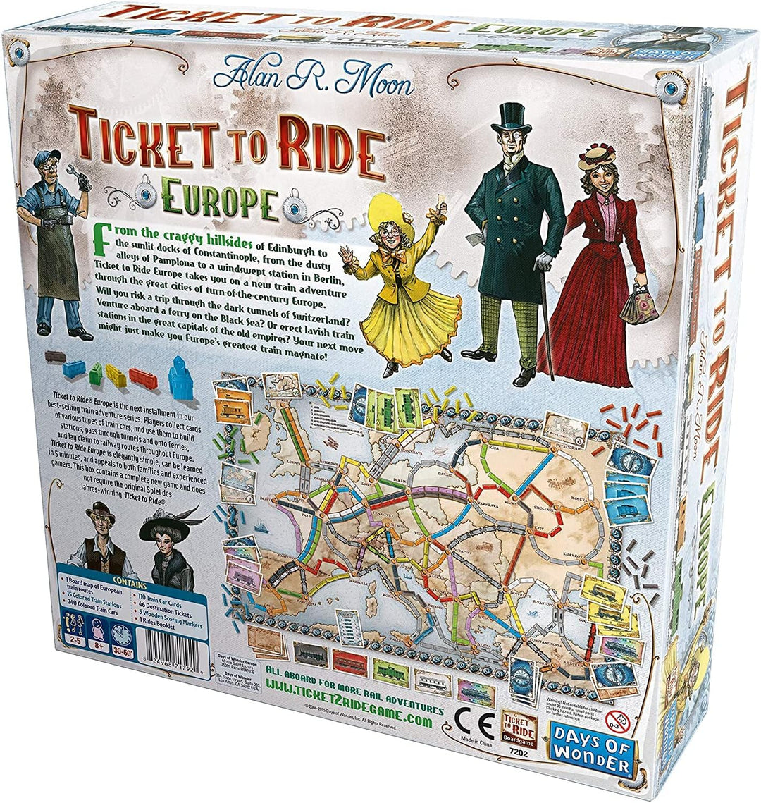 DAYS OF WONDER Ticket to Ride – Europa
