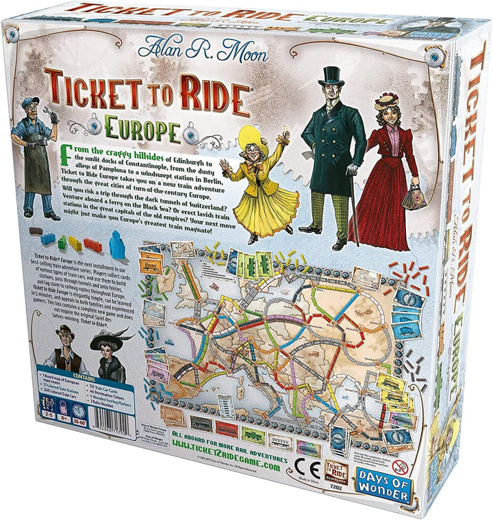 DAYS OF WONDER Ticket to Ride – Europa