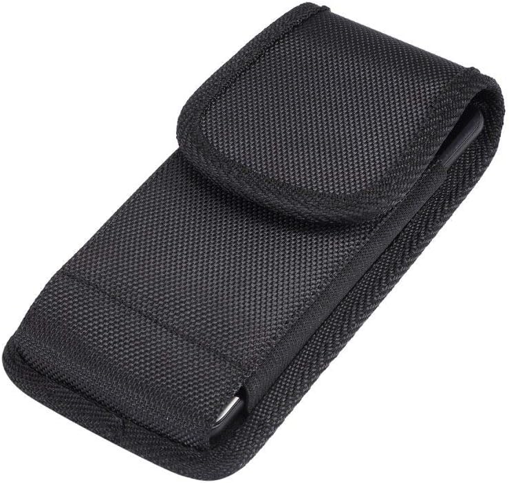 Nylon Belt Holster with Metal Clip and Card Holder für Sony Xperia XZ1-Compact - Black