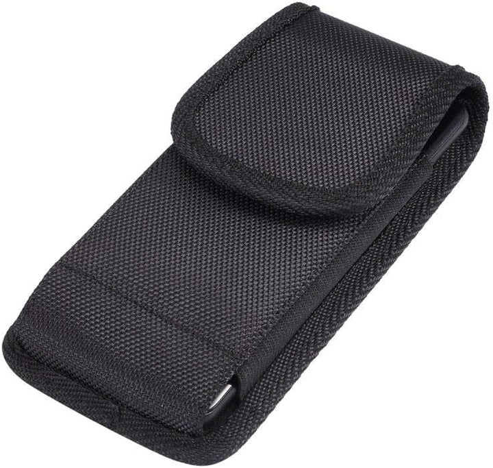 Nylon Belt Holster with Metal Clip and Card Holder für Sony Xperia XZ1-Compact - Black