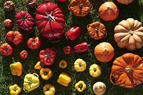 STAUB Zwilling - Ceramic by Paprika Cocotte - gelb - Keramik - H: 10,7cm x B: 15,1cm - Volumen: 0,47