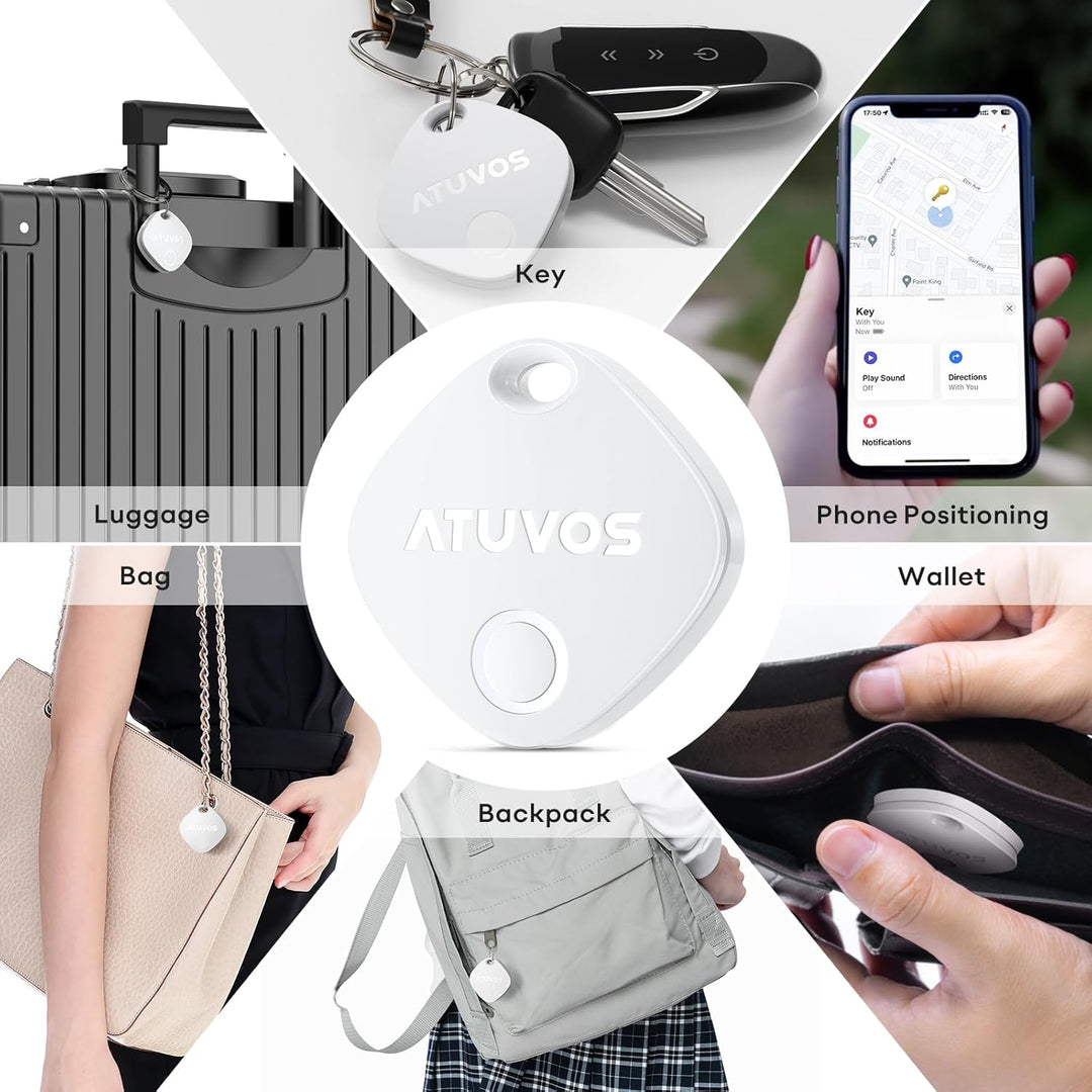 ATUVOS Air Tag Schlüsselfinder Keyfinder 1 Pack, Smart Tracker Kompatibel mit Apple Wo ist? APP (iOS