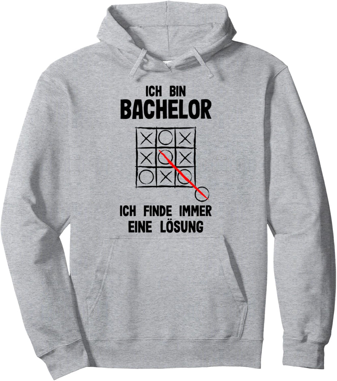 Abschluss Ich Bin Bachelor Ich Finde Immer Eine Lösung Uni Pullover Hoodie