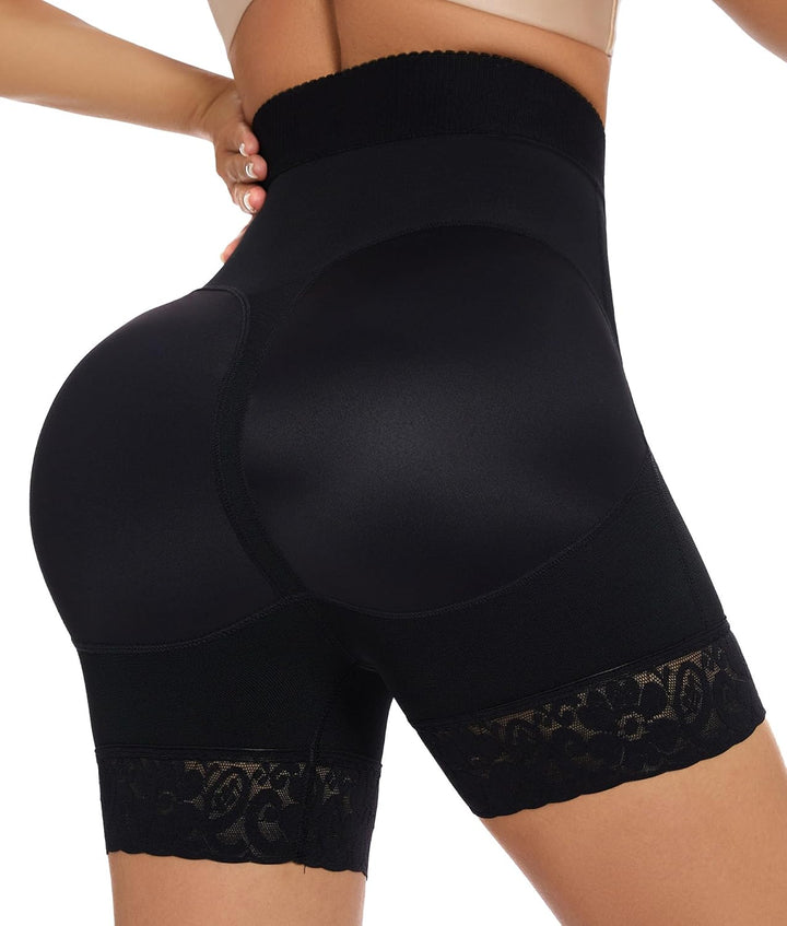 SHAPERIN Shapewear Shorts Damen Bauchkontrolle Höschen Hohe Taille Butt Lifter Miederhose Bauchweg S