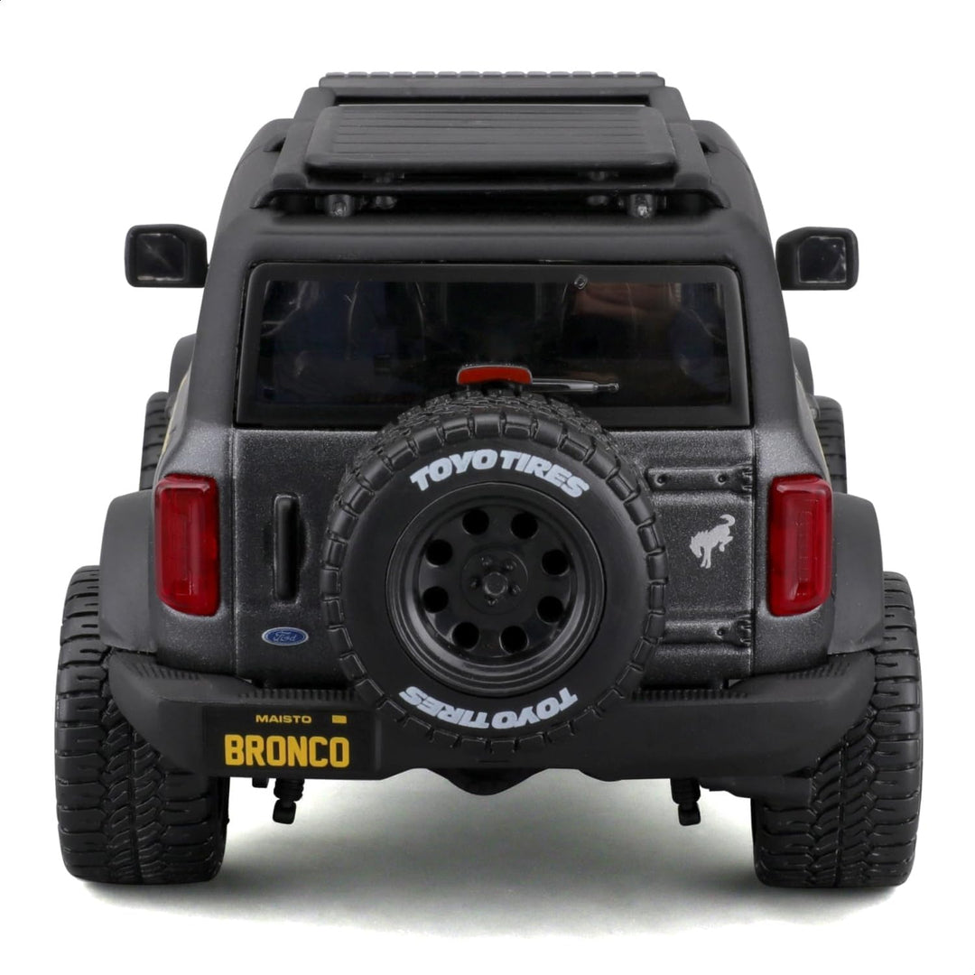 Maisto Ford Bronco Badlands Off-Road Series (2021): Modellauto im Massstab 1:24, Türen beweglich, gr