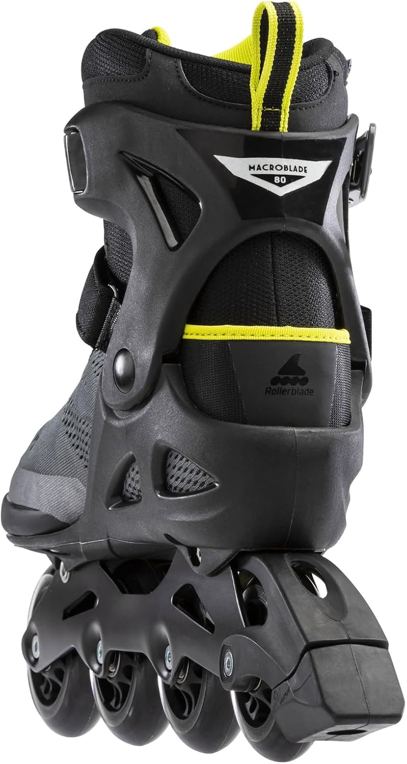 Rollerblade Herren Macroblade 80 305 Black/Lime, 305 Black/Lime
