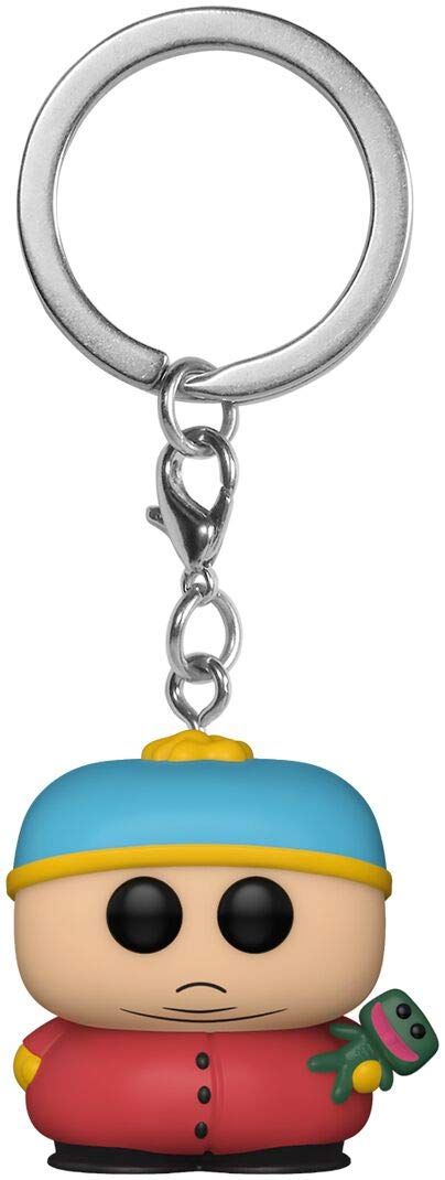 Funko Pop! Keychain: South Park-Eric Cartman mit Clyde - Neuartiger Schlüsselanhänger - Vinyl-Minifi