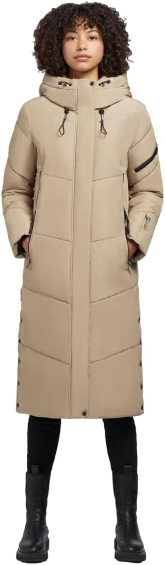 khujo Damen Steppmantel Sonje 5 XS TAO-SAND, XS TAO-SAND