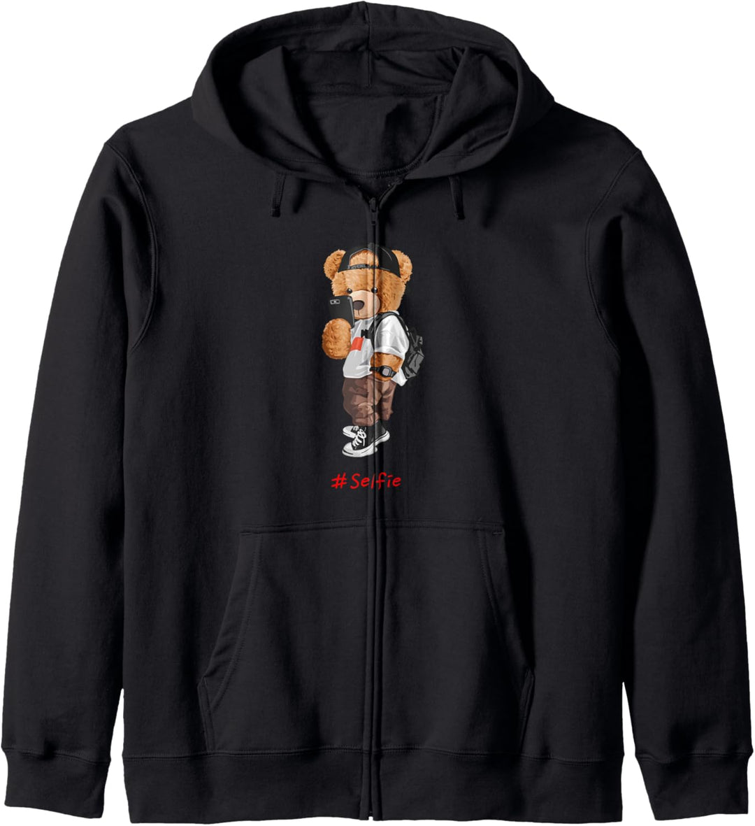 Men's Women's Kids Teddy Bear Graphic Cool Designs Funny Kapuzenjacke
