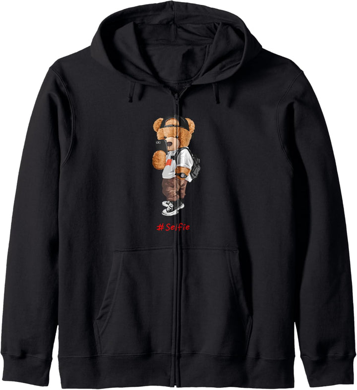 Men's Women's Kids Teddy Bear Graphic Cool Designs Funny Kapuzenjacke