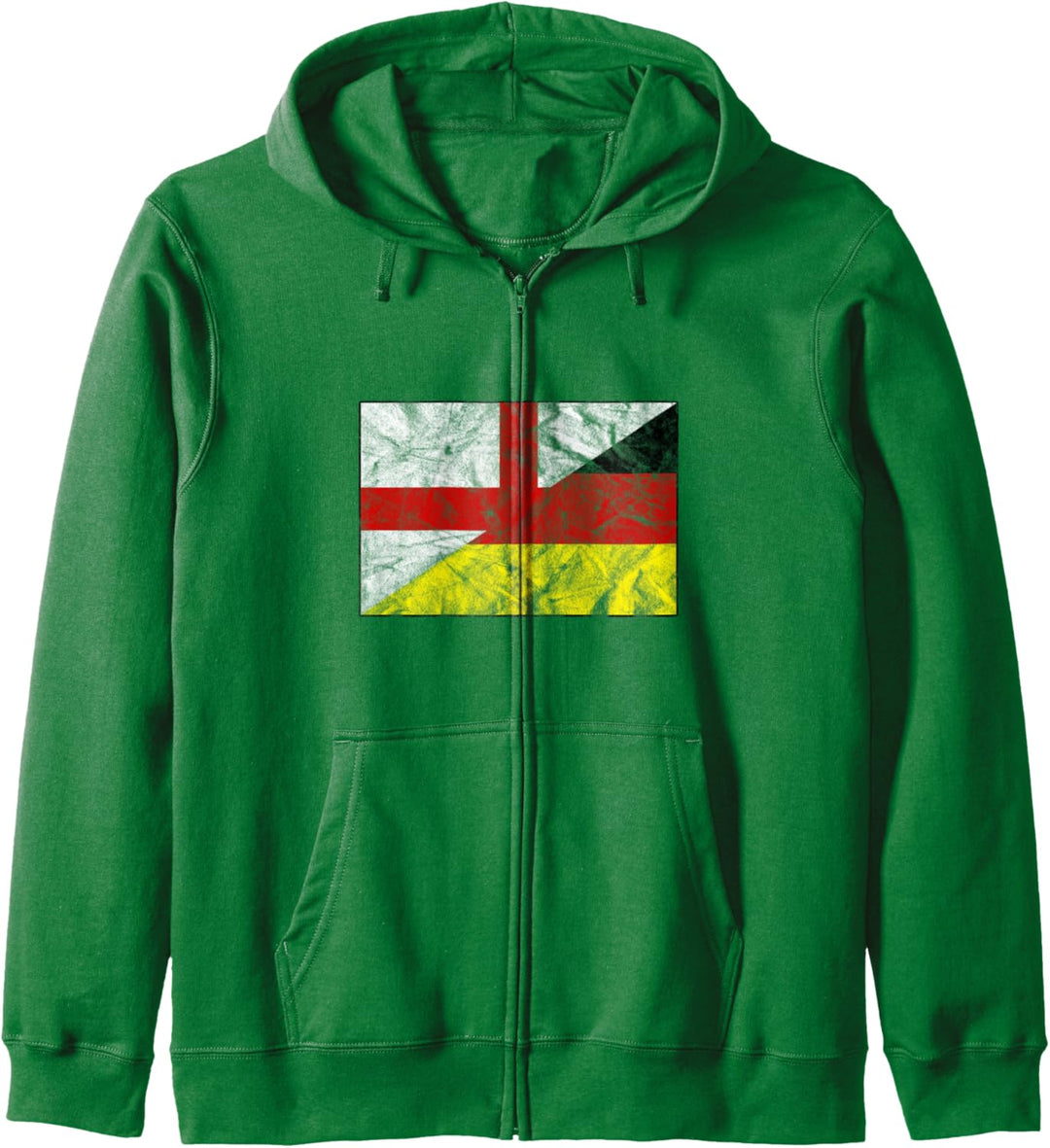 Vintage England Deutschland Fussball Kapuzenjacke
