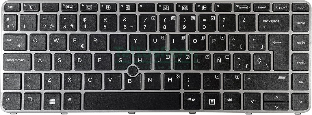 ersatztastatur Spanisch Hintergrundbeleuchtung für HP 840 G3, 745 G3, 840 G4, 745 G4 Backlit Spanisc