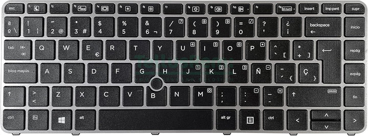 ersatztastatur Spanisch Hintergrundbeleuchtung für HP 840 G3, 745 G3, 840 G4, 745 G4 Backlit Spanisc