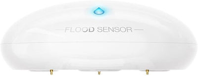 FIBARO Flood Sensor / Z-Wave Plus Wassermelder, Hochwasser, Leck und Temperatursensor, FGFS-101