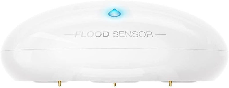 FIBARO Flood Sensor / Z-Wave Plus Wassermelder, Hochwasser, Leck und Temperatursensor, FGFS-101