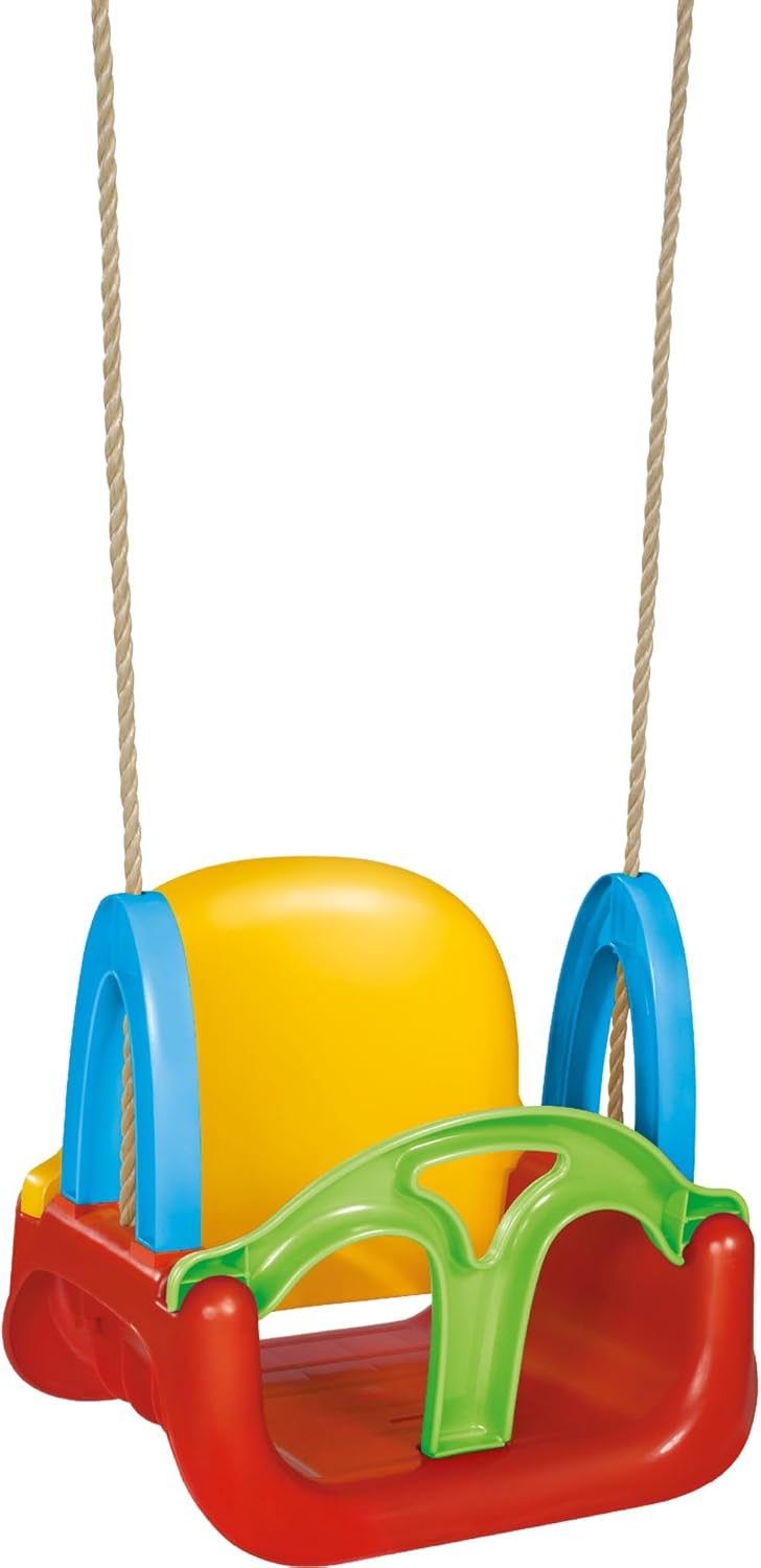 Simba 107174109 - 3 in 1 Schaukel, Seil vormontiert, Schaukelhöhe ca. 120cm, Sitzbreite 28cm