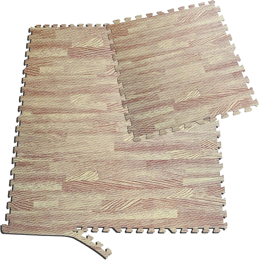 Sporttrend 24® 18 Schutzmatten + 36 Randstücke Set in Hellbraun 60x60x1cm | 6,48qm | Bodenschutzmatt