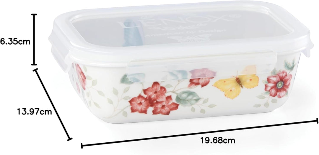 Lenox Schmetterlingswiese, rechteckig, zum Servieren und Aufbewahren Rectangular Serve and Store, Re