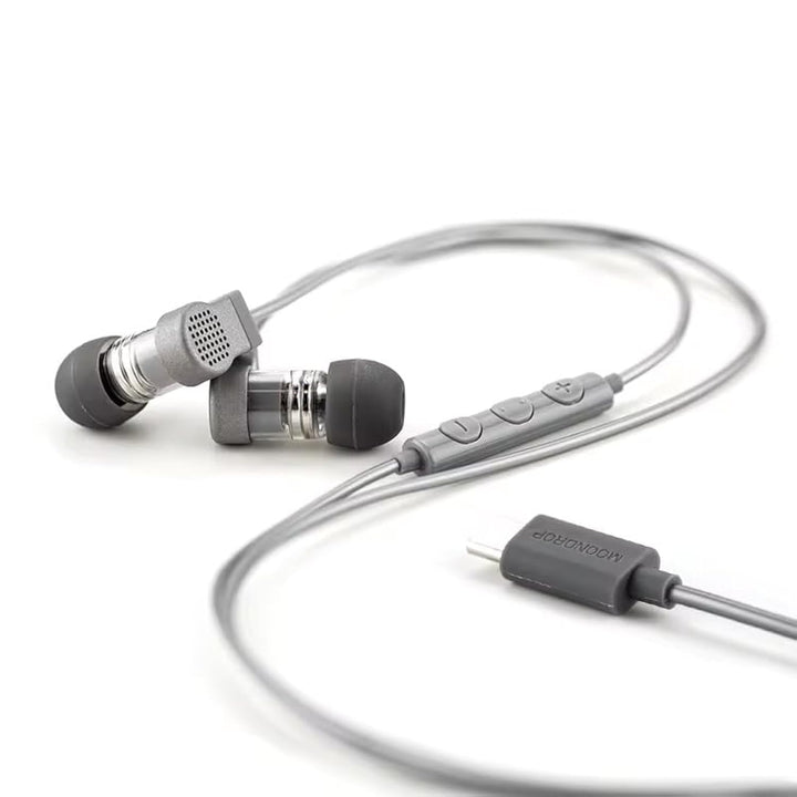 Moondrop Quark2 In-Ear-Kopfhörer, USB-C LCP Dome Composite, Flexible Federung, dynamische Treibermem
