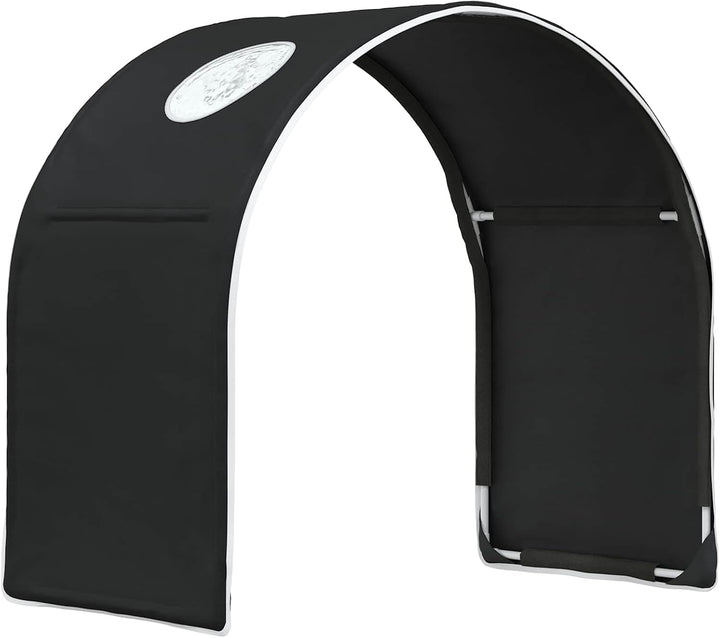 Bettunnel 2er Set Schwarz 211 x 52,5 x 2 cm aus Polyester für Bettzubehör, als Bettrahmen Lattenrost
