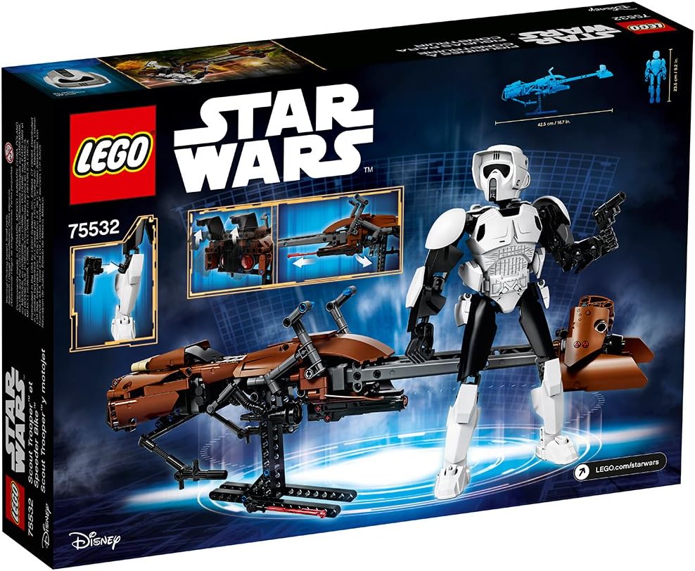 LEGO Star Wars Scout Trooper & Speeder Bike 75532 Building Kit