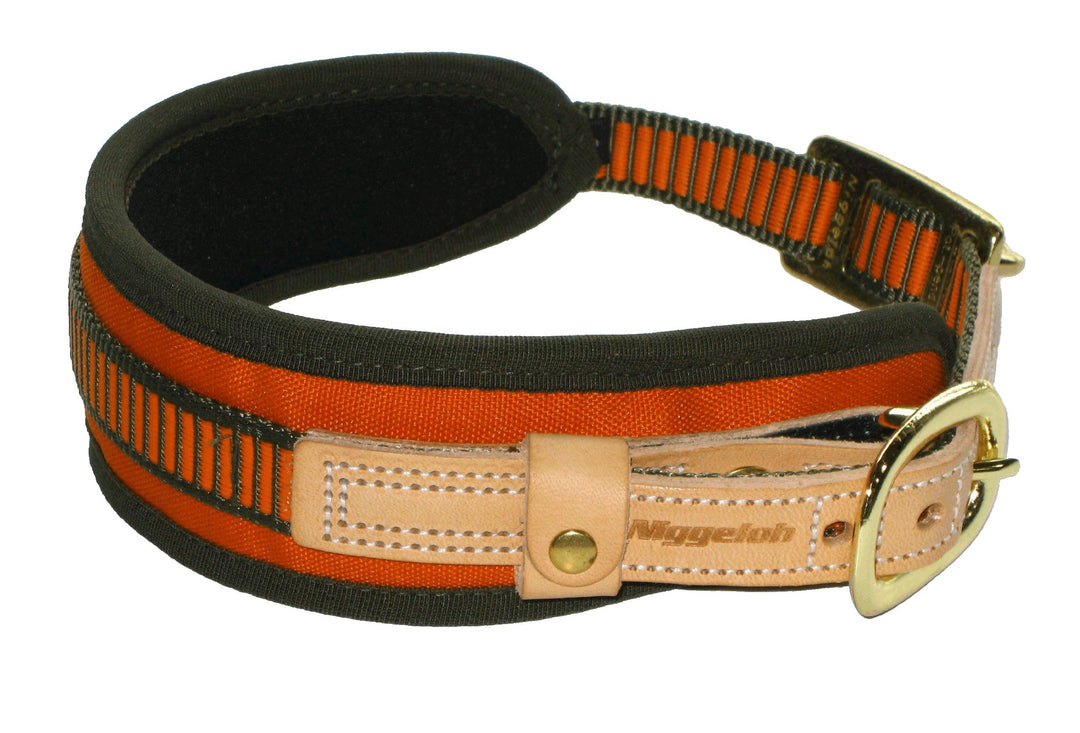 Niggeloh Hundehalsband Schweisshalsung, orange-oliv, M, 011100022 M orange-oliv, M orange-oliv