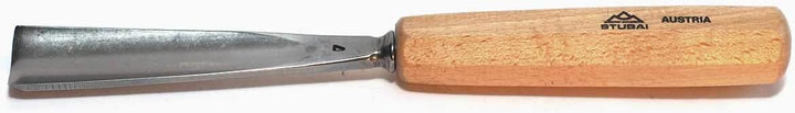 Stubai Stechbeitel Serie 55 - Form 7 : Gerades Hohleisen 25mm - 550725, 25mm