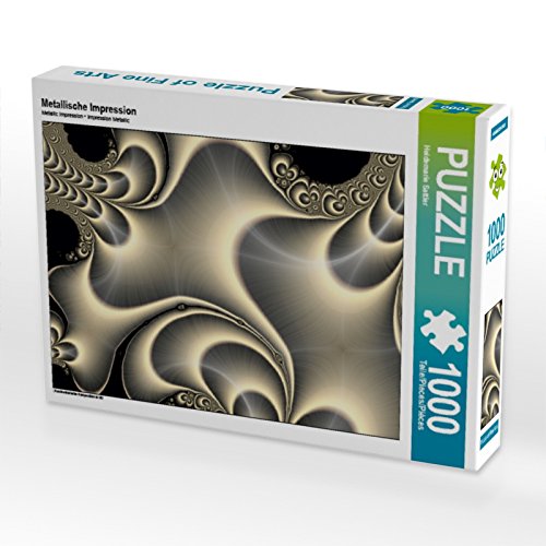 CALVENDO Puzzle Metallische Impression 1000 Teile Lege-Grösse 64 x 48 cm Foto-Puzzle Bild von Heidem