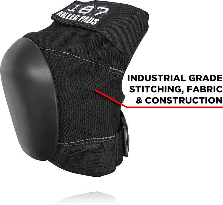 Killer Pads Schutzausrüstung Kneepads Pro XL Schwarz, XL Schwarz