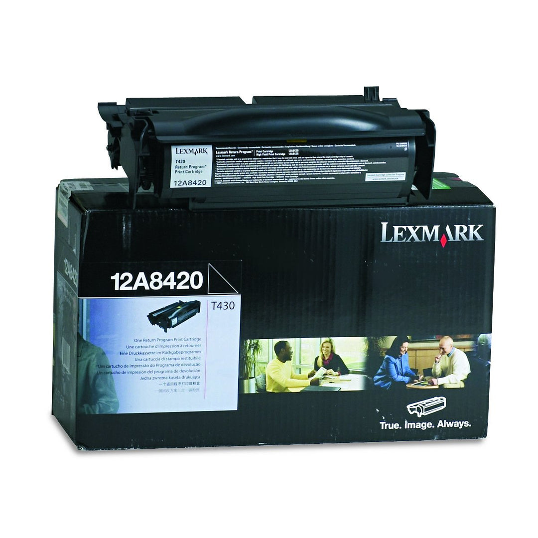 Lexmark Rückgabe-Druckkassette Toner schwarz 6000 Seiten T430