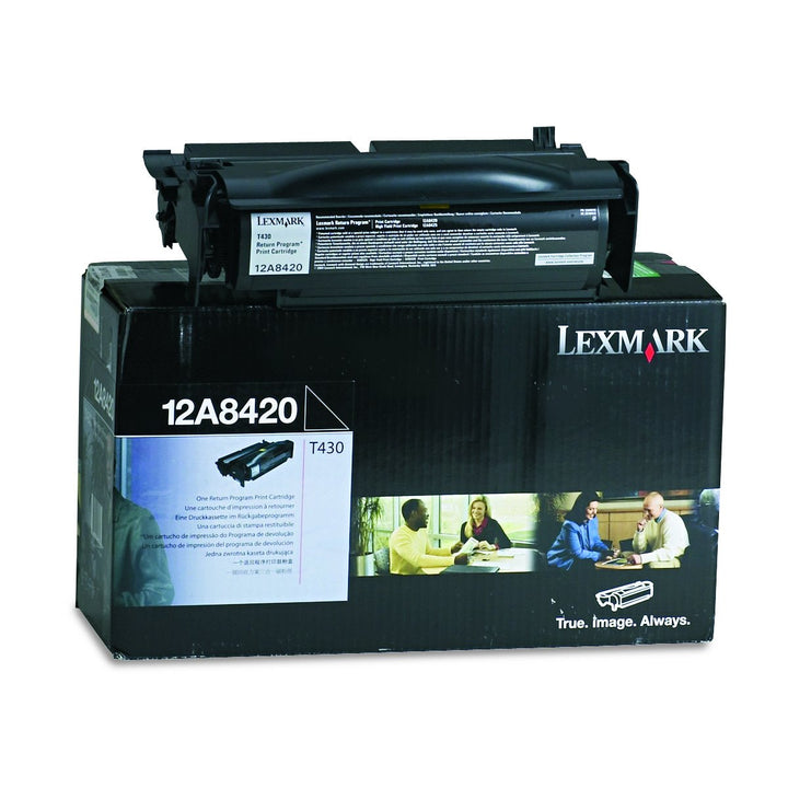 Lexmark Rückgabe-Druckkassette Toner schwarz 6000 Seiten T430