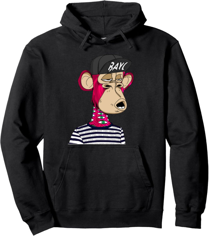 Bored Ape Yacht Club Inspired NFT Kleidung Kopieren/Paste Crypto Pullover Hoodie