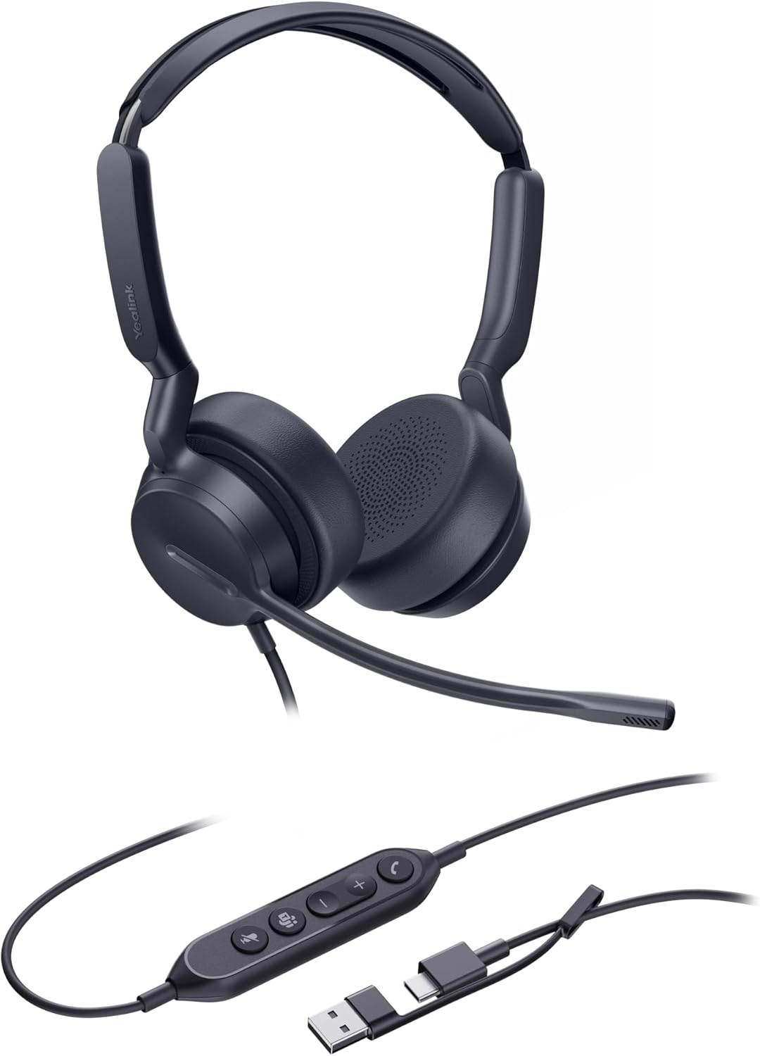 Yealink Headset UH42 Dual Teams USB-C/A, UH42 Dual Teams