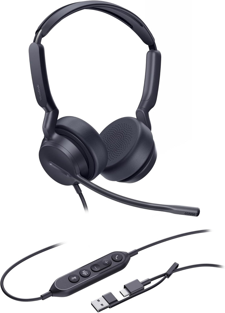 Yealink Headset UH42 Dual Teams USB-C/A, UH42 Dual Teams