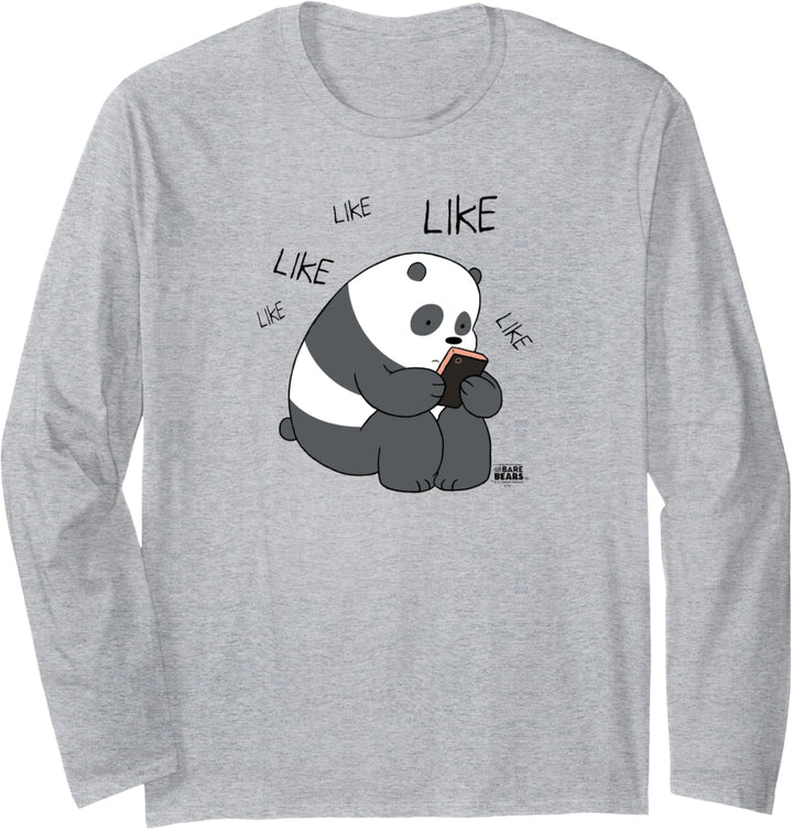 We Bare Bears Panda Like Like Like Langarmshirt