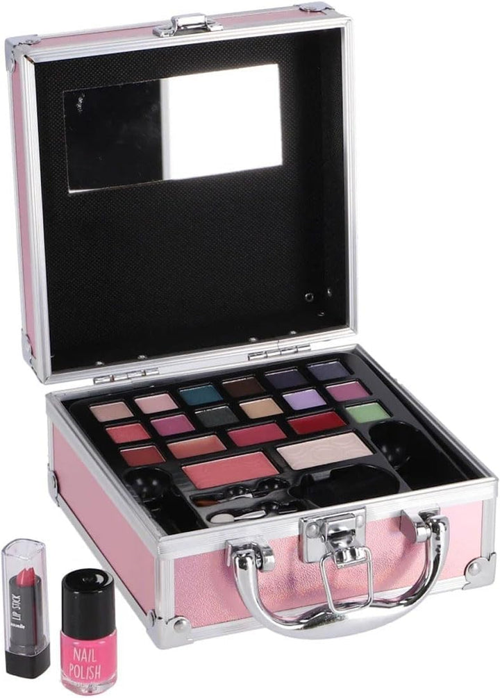 Kinder Schminkkoffer mit Make up Kosmetikkoffer Mini Casuelle Alu