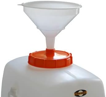 Trichter Ø 35 cm, lebensmittelecht, Auslauf Ø 28mm - 155mm, Kunststoff ungefärbt
